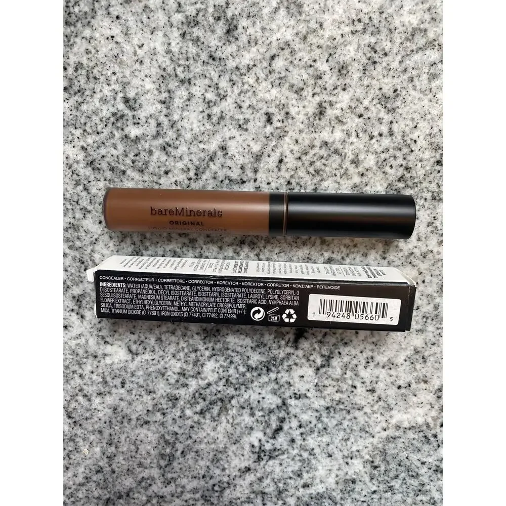 Bare Minerals Original Liquid Concealer Dark/ Deep 5.5C 0.2 Fz. NEW boxed Vegan